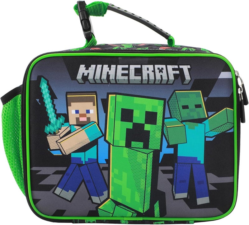 Bio World Minecraft Creepers and Block Characters Insulated Lunch Kit - Image 1